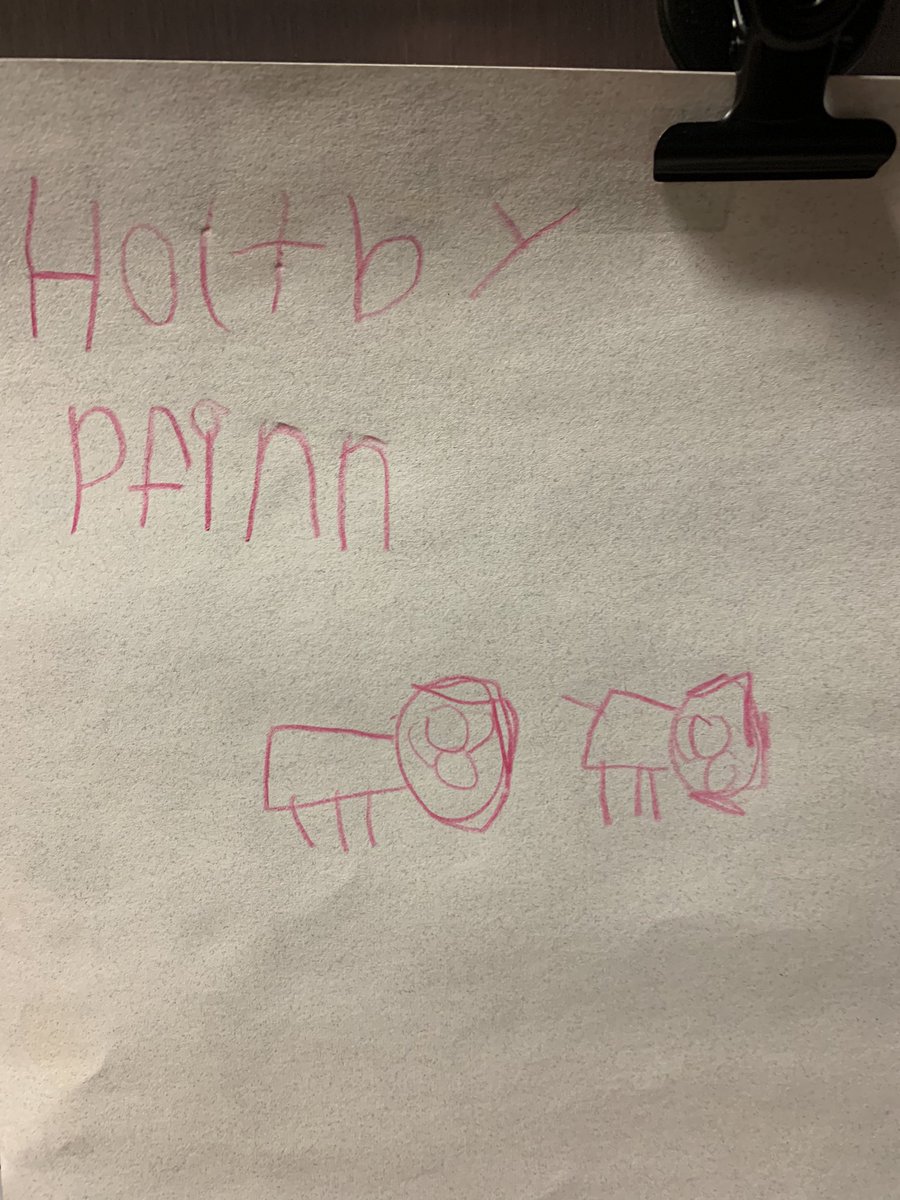 MrsInglesPreK's tweet photo. I love when I get to bring home my student’s artwork to hang on the fridge 🐕🐕 https://t.co/oEv2BLyFrJ