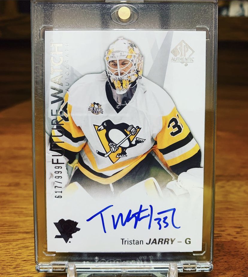 TwinningCollect's tweet photo. What a game by Tristan Jarry! Made some huge saves to get the shutout!
Nice win for the @penguins
#futurewatchauto #letsgopens #pittsburghpenguins #thehobby #hockeycards #twinning #tristanjarry https://t.co/3xVWaUZxtN