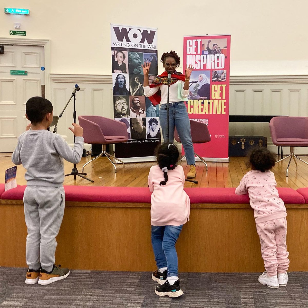 Talented poets Flloyd Kennedy and Victoria Ekpo represented Liver Bards with me today at Liverpool Central Library as Liverpool Writes handed over to Liverpool Speaks. Thanks to everyone involved who made it rewarding…

#liverbards #liverpoolwrites #liverpoolspeaks