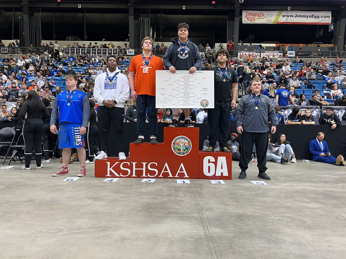 Sebastian Lopez… down 5-0, throws a BOMB and gets the pin!! 6A State Champ!