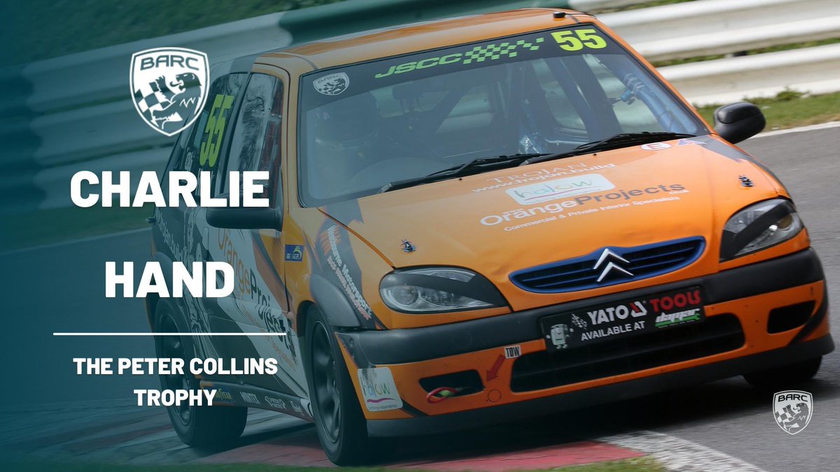BARC (@officialbarchq) on Twitter photo Charlie Hand is the winner of The Peter Collins Trophy 🏆
Awarded to the most promising newcomer competing in a BARC series, the <a href="/OfficialJSCC/">Official Junior Saloon Car Championship</a> title winner was a standout recipient after scoring 14 wins on his way to title glory!
#BARC | #BARCAwards Charlie Hand is the winner of The Peter Collins Trophy 🏆
Awarded to the most promising newcomer competing in a BARC series, the <a href="/OfficialJSCC/">Official Junior Saloon Car Championship</a> title winner was a standout recipient after scoring 14 wins on his way to title glory!
#BARC | #BARCAwards