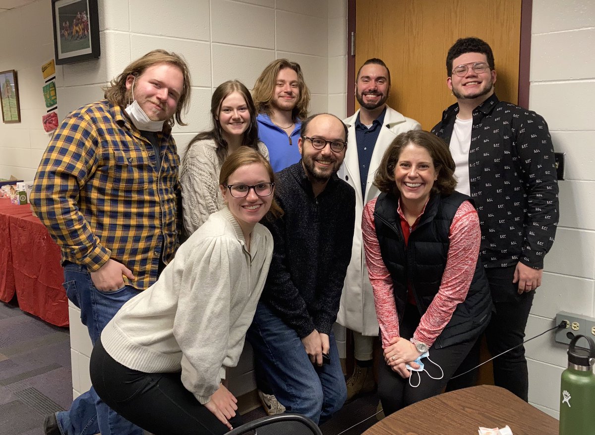 KranzyKranz's tweet photo. In addition to our amazing STATE qualifiers, I always love the Sectional because our alums come back to judge with us. What a wonderful crew of young adults. My heart is so full of great memories and their success stories. #OnceABerry ๐ @Berry_Principal @missdiehl https://t.co/7Pt85GgOXv