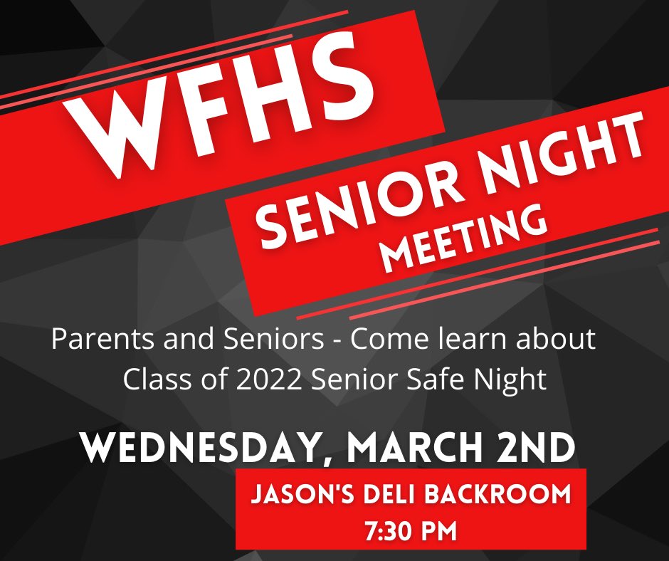 WFHS PTSO tweet media