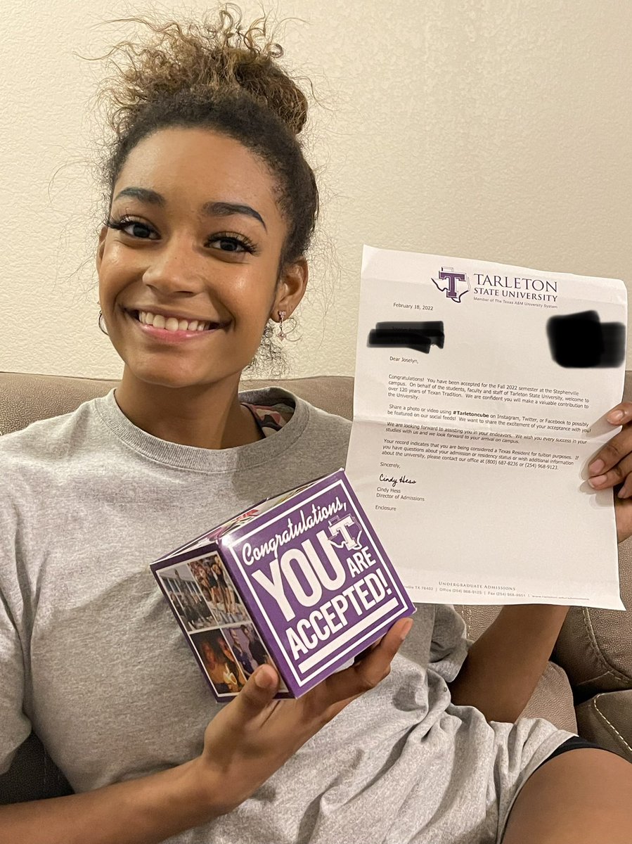 JoselynRob2's tweet photo. Ready for the next chapter! #Tarletoncube @TarletonState @TarletonVB https://t.co/SMCJFaOsFk