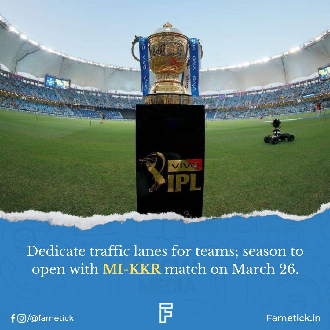 FametickMedia's tweet image. The state government, meanwhile, will help in conducting RT-PCR tests and creating a bio-bubble for the tournament.