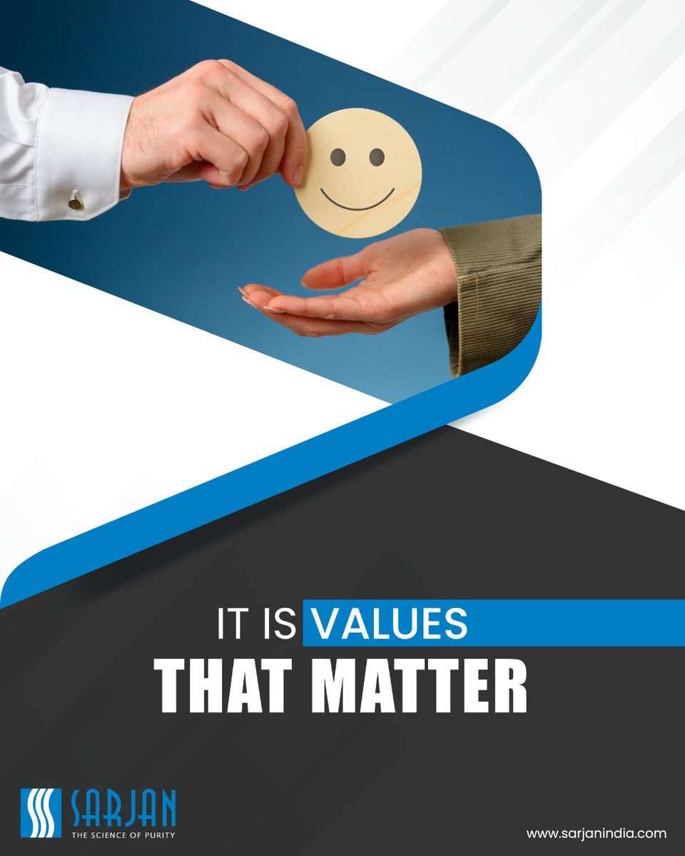 sarjanwatertech's tweet photo. At Sarjan, we strive to have both friendly and business relationships with our clients. Our commitment, responsibility, customer centeredness, innovation, and care for others are the essential values that Sarjan believes in.
#friendly #businesstips #Values #businessmotivation https://t.co/uOi4WkMohc