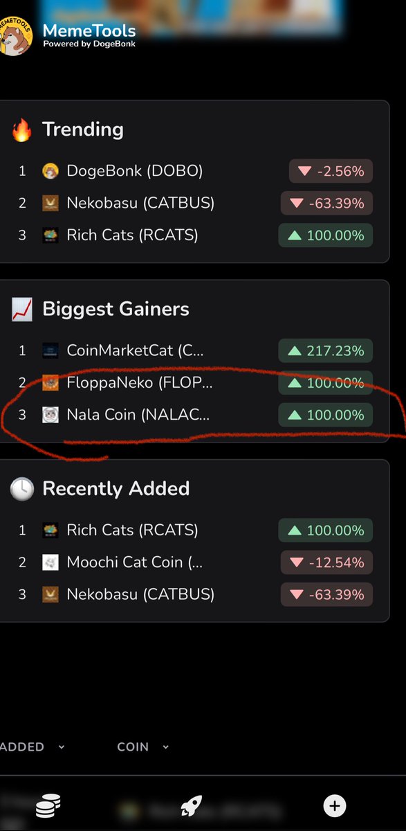CuteCatNala's tweet photo. We are trending as top gainer on memetools as newly launched Meme token. #NalaCoin

First call made, many more to come. 

Checkout: https://t.co/y4gyfGWMBC https://t.co/YGwwSEC8Hd