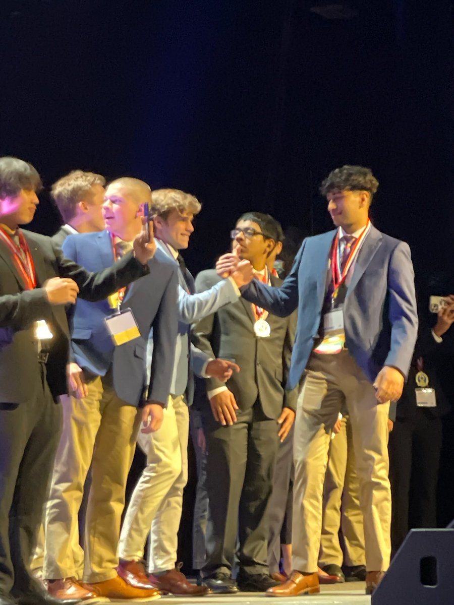 Grapevine_DECA's tweet photo. So proud of these young men! Congrats to Krish Bhayani and Zack Keller on earning State Champion honors in Entrepreneurship Team! #gcisdcte https://t.co/kO70KzgecU