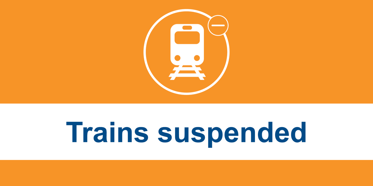 Translink_QLD's tweet photo. Redcliffe Peninsula line trains are currently suspended between Northgate and Petrie due to severe weather conditions. We'll provide you with more updates soon. https://t.co/ThxCdeKVrJ #TLAlert #TLRedcliffepeninsulaline https://t.co/m4YtgECqeH