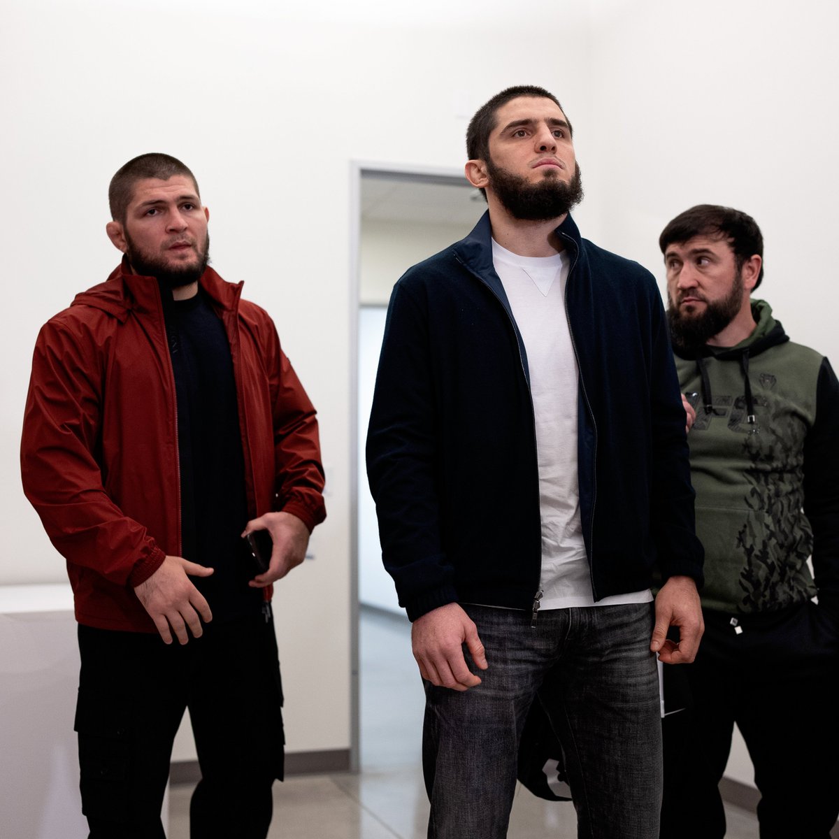 ufc's tweet photo. Team Makhachev has arrived at the APEX 📍 #UFCVegas49 https://t.co/oBrOnXwMCj