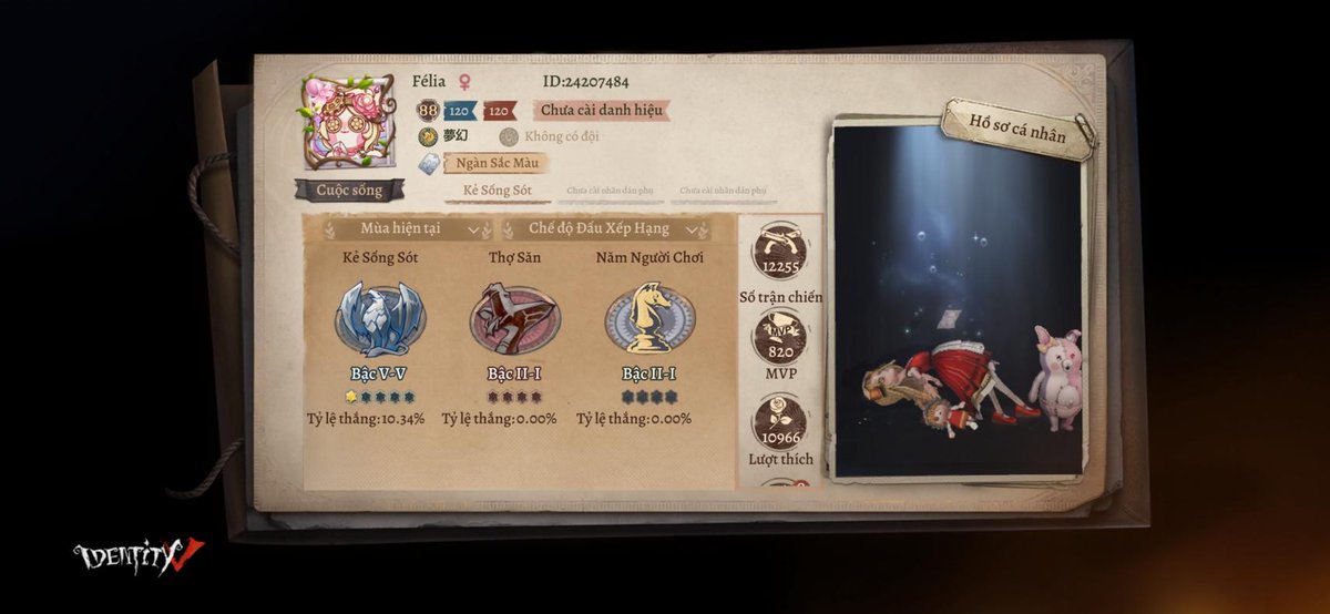 Tôi đang chơi Identity V. Bạn nghĩ đó là game ư?