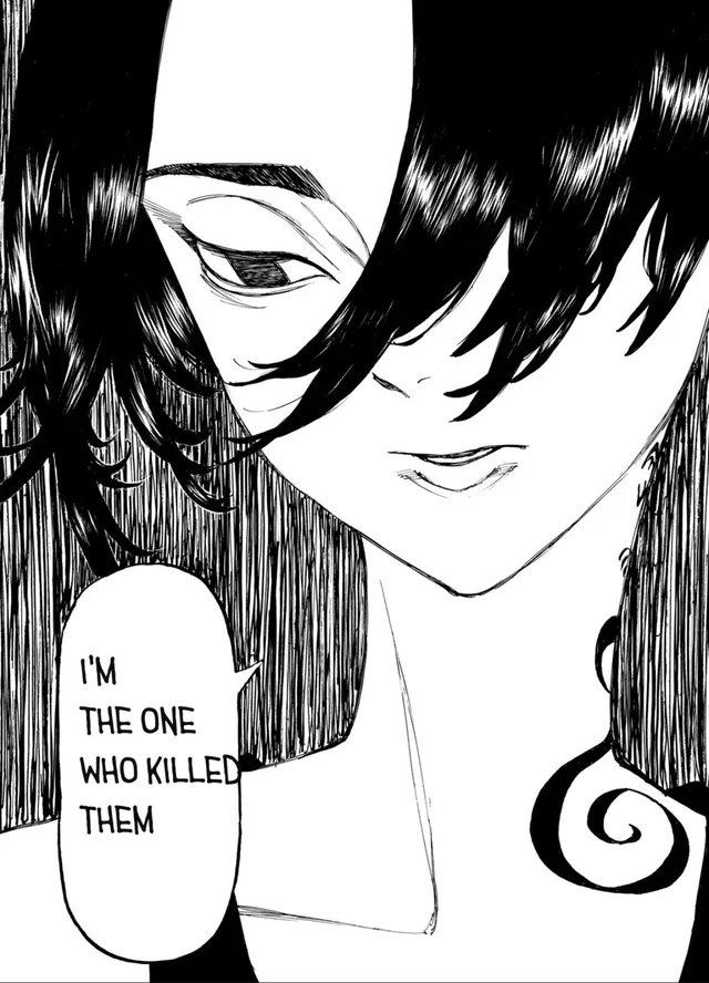 cher_rium's tweet photo. [TOKYO REVENGERS SPOILERS] Almost caught up; This panel/scene with Mikey was the first to really shock me to the next level #TokyoRevengers #東京卍リベンジャーズ https://t.co/YojpmPkvaI