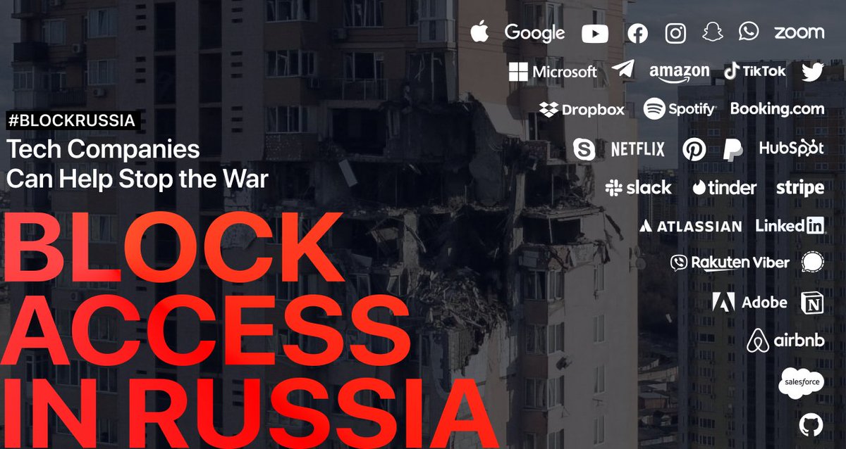YaroslavAzhnyuk's tweet image. When the politics are weak, sanctions from the world's top tech companies could help stop this war faster. #BLOCKRUSSIA. Thank you, @StasMatv! 
Please, go and advocate for your company to join this initiative!

linkedin.com/pulse/tech-com…