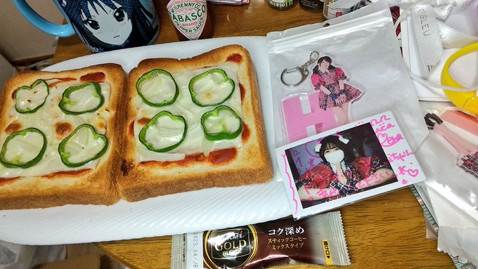 ピザトーストのtwitterイラスト検索結果