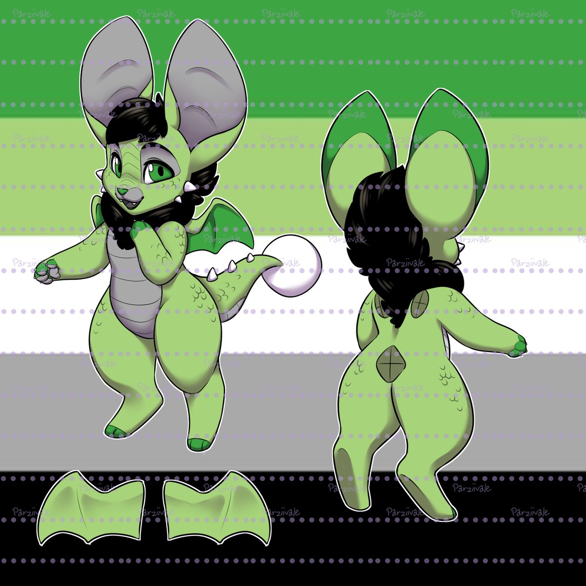 Hey friends! Since #arospecawarenessweek is still going on, I wanted to bump this tiny aucti0n for an #aromantic themed Bat Ad0pt!

Details in thread~

#AromanticAwarenessWeek