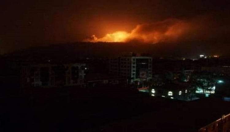 NEW: Reported nighttime 🇬🇧UK-🇺🇲US-🇪🇺EU-armed bombing of Yemen's capital, tonight in what the UN calls the world's worst humanitarian crisis endangering 30 million.
#Sanaa