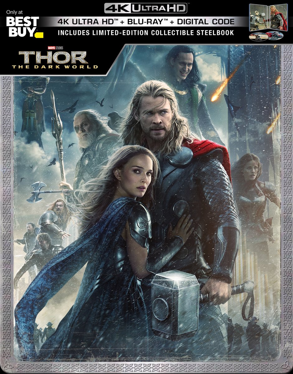 Thor: The Dark World 4K Ultra HD Blu-Ray Steelbook (2013 film)
Iron Man 3 4K Ultra HD Blu-Ray Steelbook (2013 film)
both up-converted to 8K by my Sony XBR-85Z9G https://t.co/y2jTu7aycg