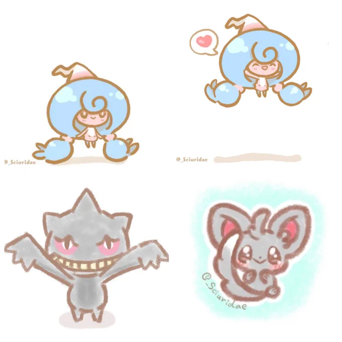 #PokemonDay 
#ポケモン26周年 
おめでとうございます!
過去絵でお祝い🥳 