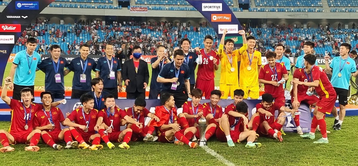 IN PICTURES ... Vietnam ... CHAMPIONS of the AFF U23 Championship 2022

#AFF
#AFFU23
Pictures Courtesy @Sportfive