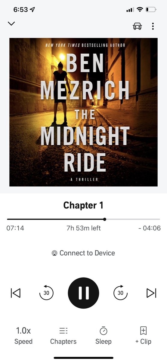 Who needs TV when you have the #Midnightride from ⁦@benmezrich⁩ being read for you!!