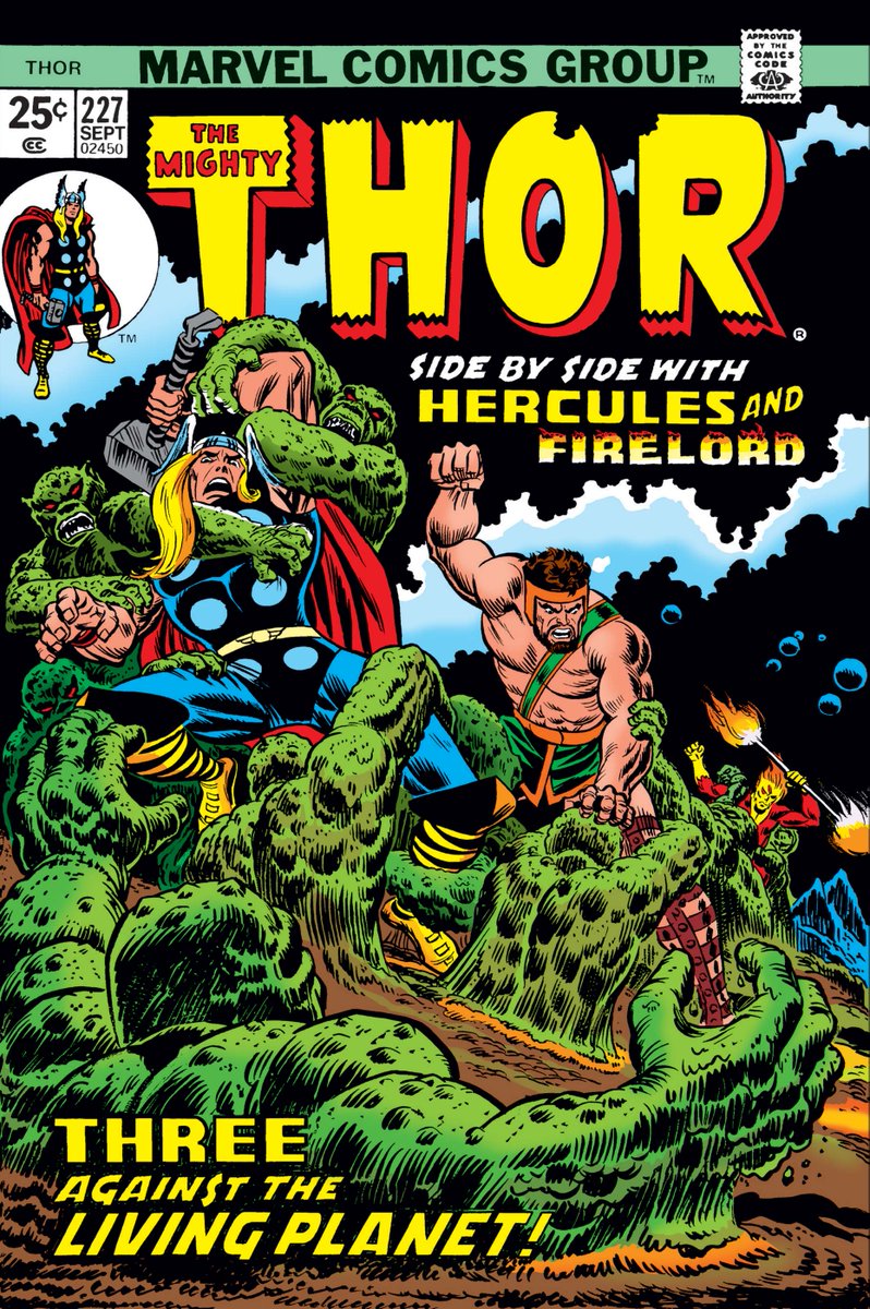 Thor #227-229 cover dated September-November 1974. https://t.co/Ik0uPqcF5F