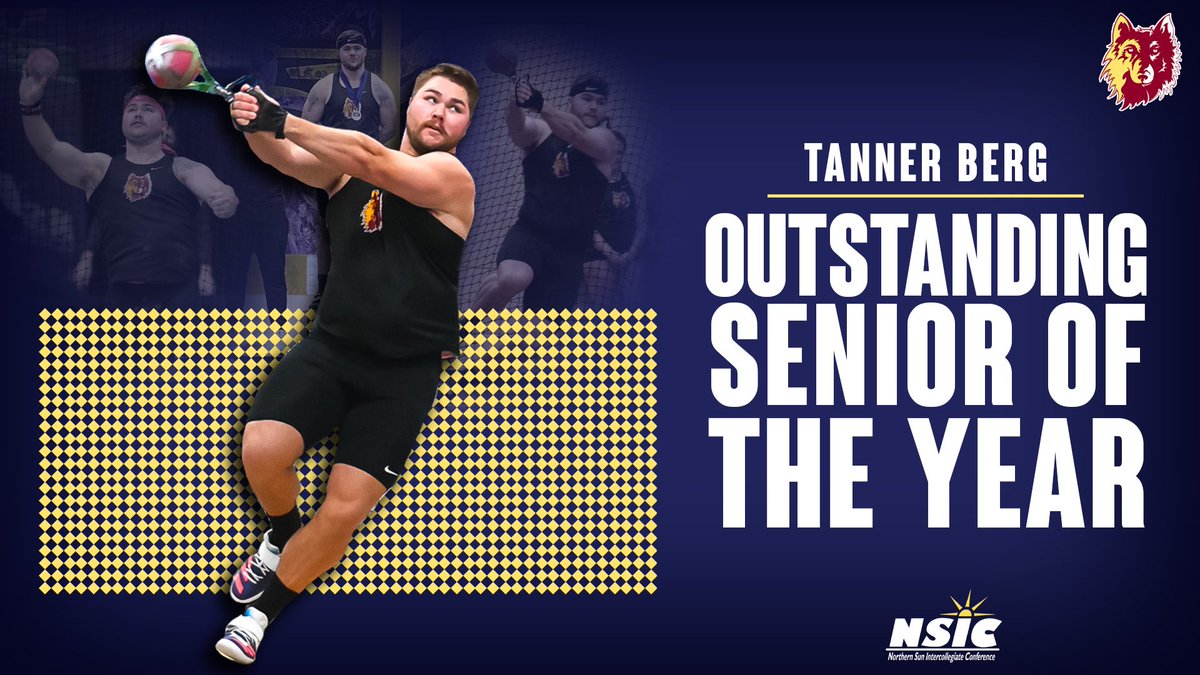 WolvesAthletics's tweet photo. Congratulations to Tanner Berg, the @NorthernSunConf Outstanding Senior of the Year‼️

#GoWolves🐺 |  #maroonNgold🐾 https://t.co/i9prnxzl8X