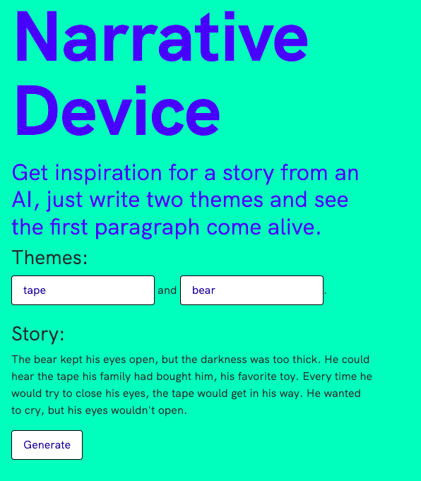 this is equal parts terrifying and cool

narrative-device.herokuapp.com/createstory