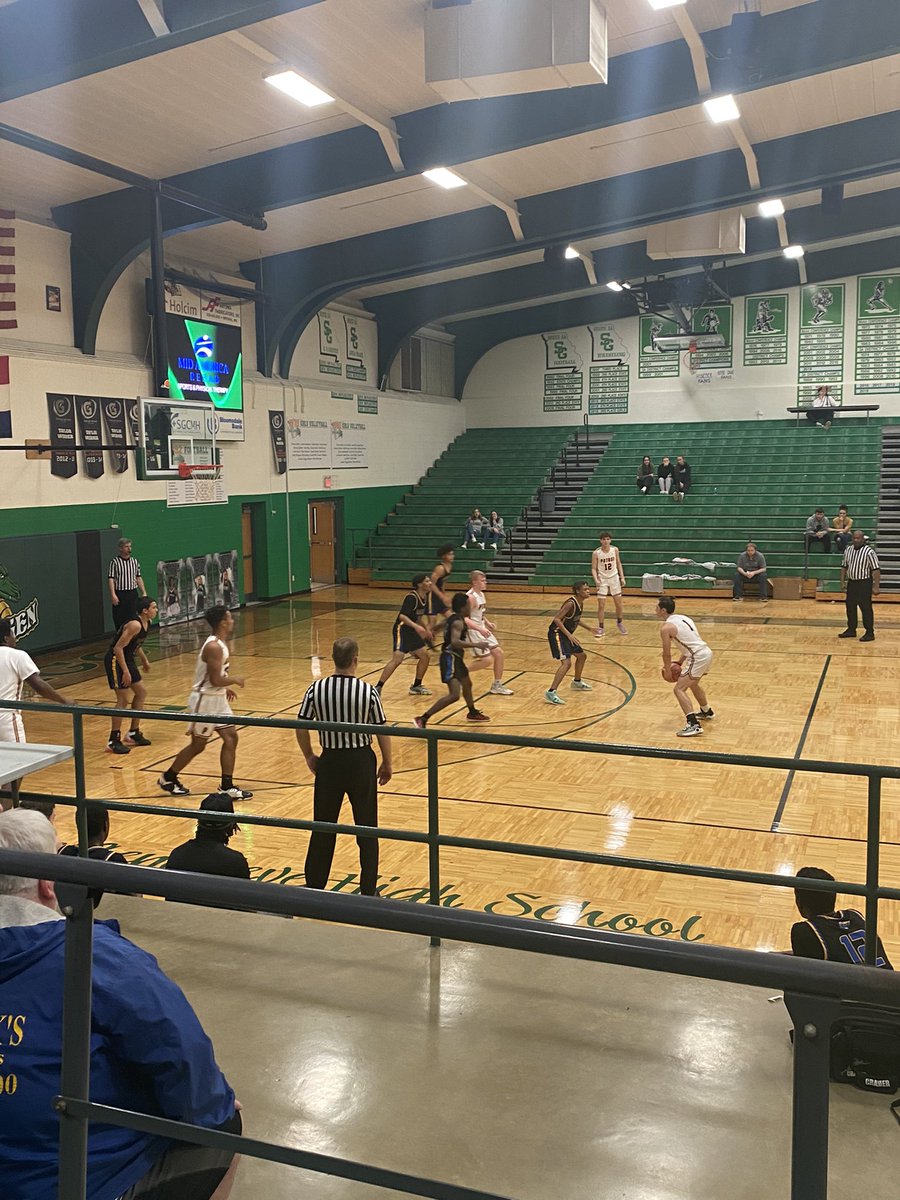 Watching the boys in district play down at Ste. Genevieve. Go Tigers!!