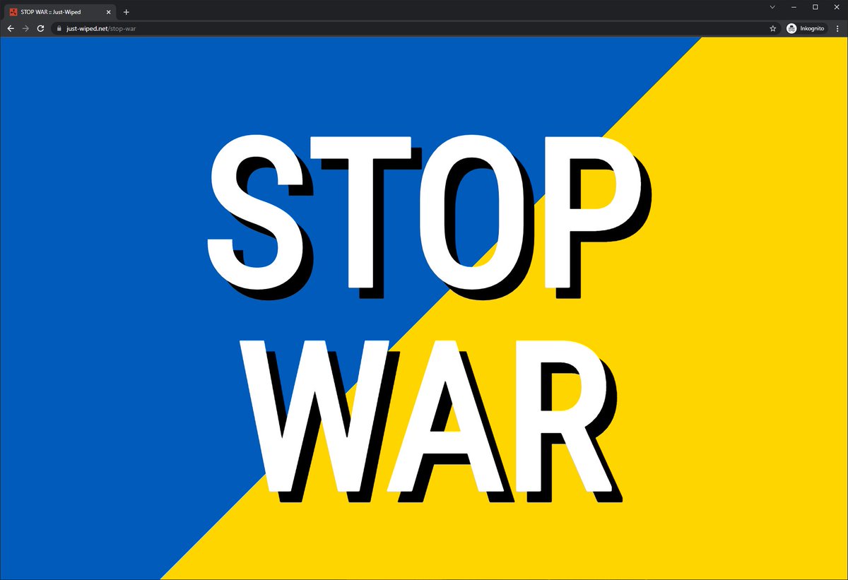 Just-Wiped.net tweet media