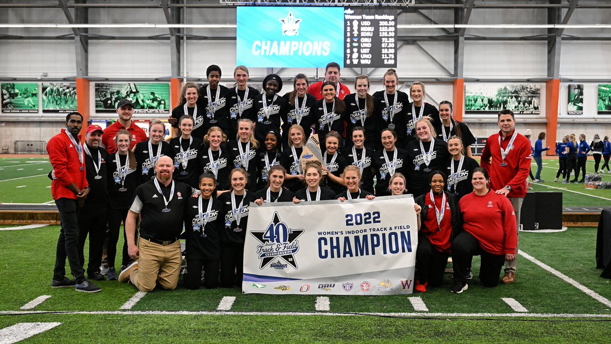 𝑊ℎ𝑎𝑡 𝑎 𝑤𝑒𝑒𝑘𝑒𝑛𝑑! 🏆

South Dakota claims its first-ever Summit League Indoor Track and Field team championship!

📰: Yote.us/3snLUwF

#GoYotes x #WeAreSouthDakota  🐾