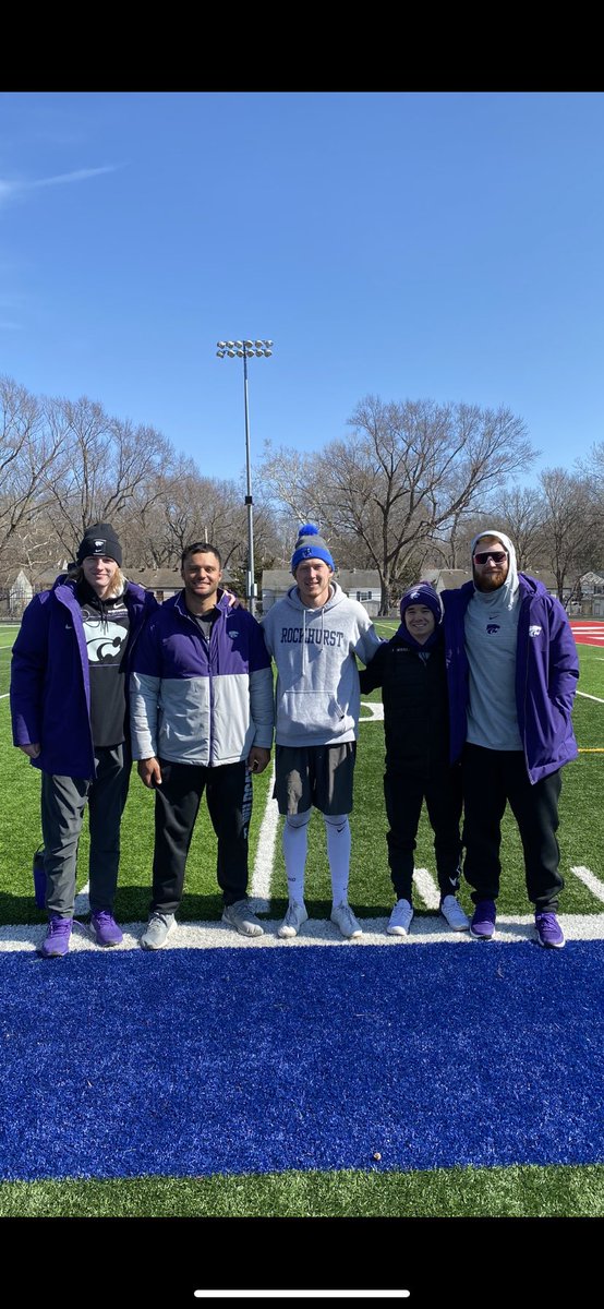 Had fun today seeing <a href="/tyxzentner/">Ty Zentner</a> <a href="/devin_anctil/">Devin Anctil</a>,<a href="/Kickitlynch/">Blake Lynch</a>, and <a href="/randen_plattner/">Randen Plattner</a>. Thank you  <a href="/punt_21/">Punt 21 Kicking Services</a> for the tips and training today. Can’t wait to get back to work!