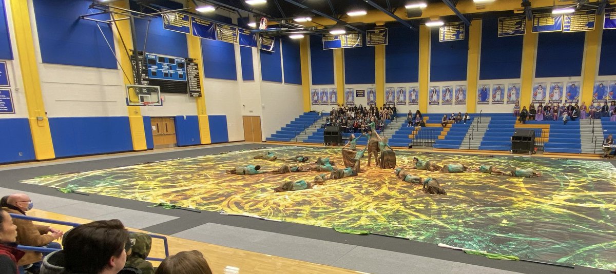 Terrific performance by the Heritage Winter Guard at Frisco Flag Night!