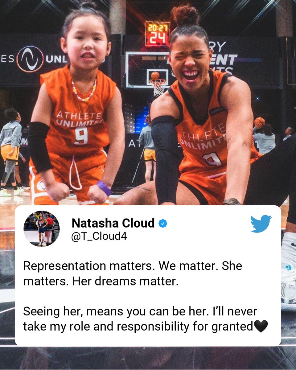 espnW's tweet image. This is beautiful 🧡

(via @T_Cloud4, @AUProSports)