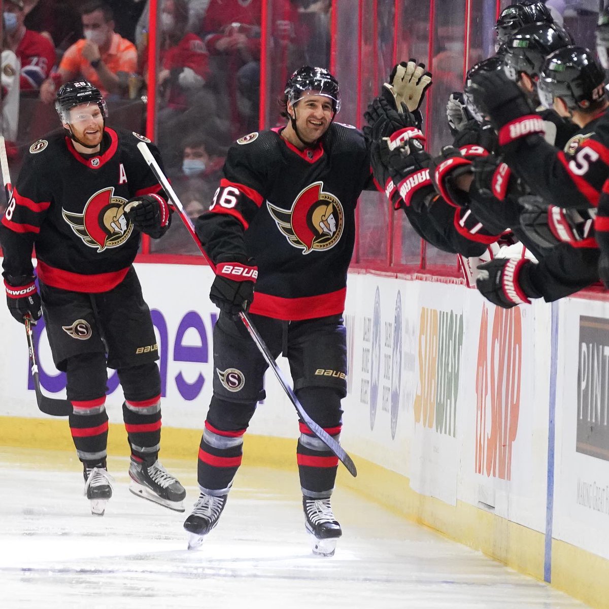 Senators's tweet photo. 😃🥳

#GoSensGo https://t.co/MLsWeLKm83