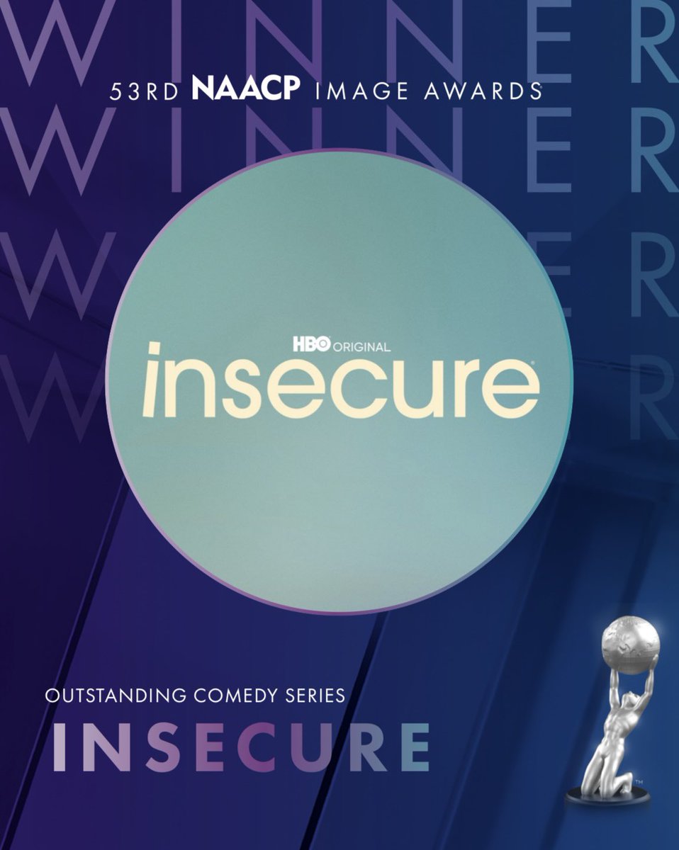 NAACP Image Awards® (@naacpimageaward) on Twitter photo Congratulations to Outstanding Comedy Series @Insecurehbo 🥳 #NAACPImageAwards Congratulations to Outstanding Comedy Series @Insecurehbo 🥳 #NAACPImageAwards