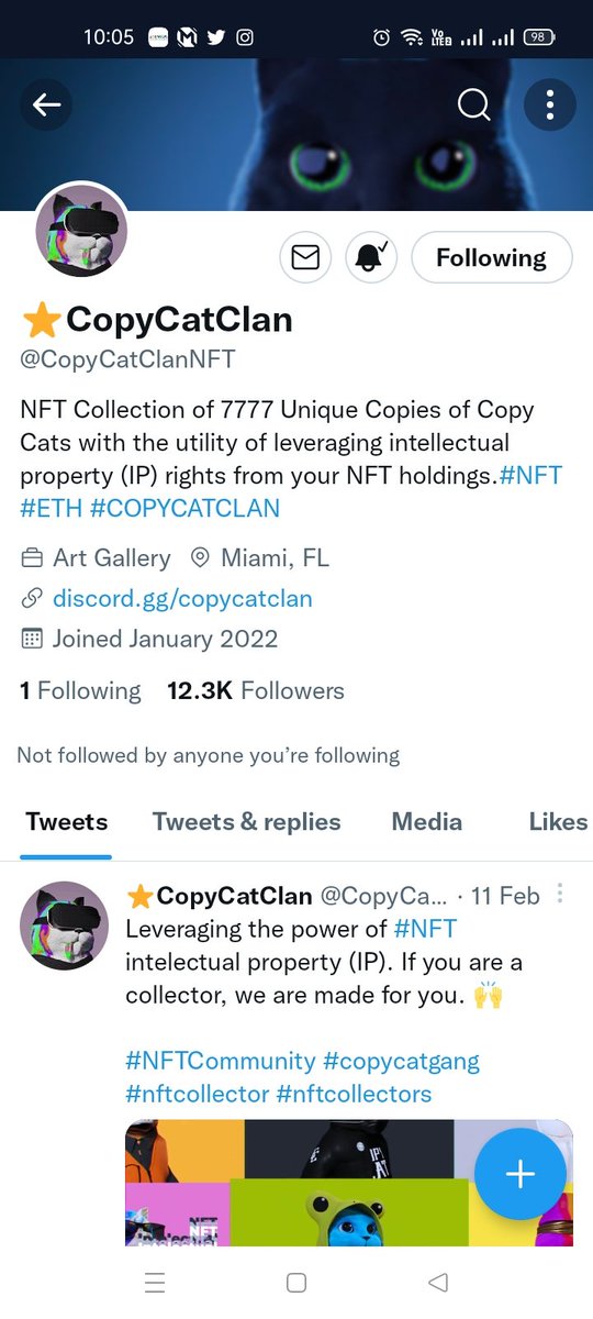 BalitangCrypto's tweet photo. @ScottLEOWarrior @CopyCatClanNFT done sir https://t.co/DUpqk4PrGJ