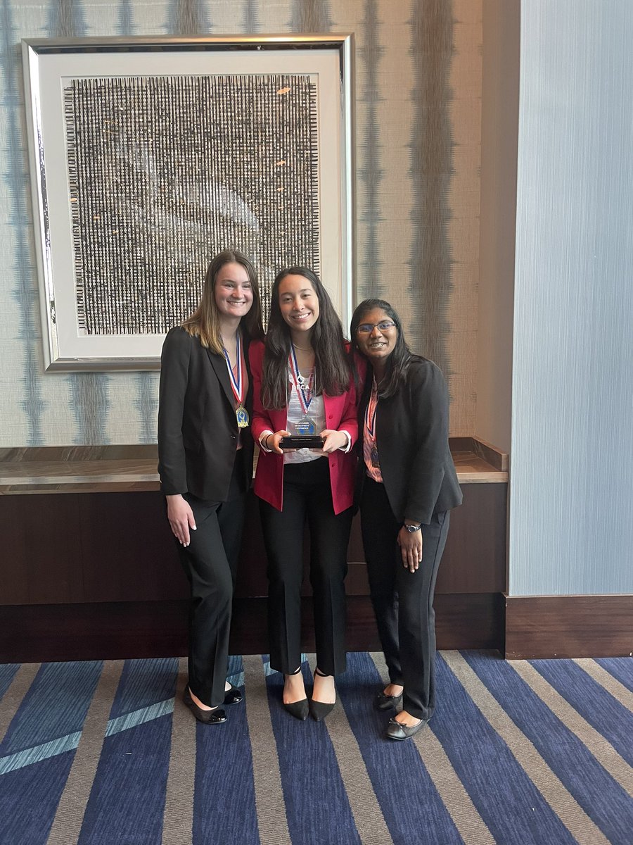 asullivan_NTHC's tweet photo. Qualified for ICDC for the second year in a row with Payton and Namyuktha. THANK YOU, deca. I’m forever thankful for what you’ve given me and for all the smiles, laughs, and friendships I’ve had along the way. I’m so glad we were able to make it to state:) ily @NTHC_DECA  ! https://t.co/hsmpTag7d0