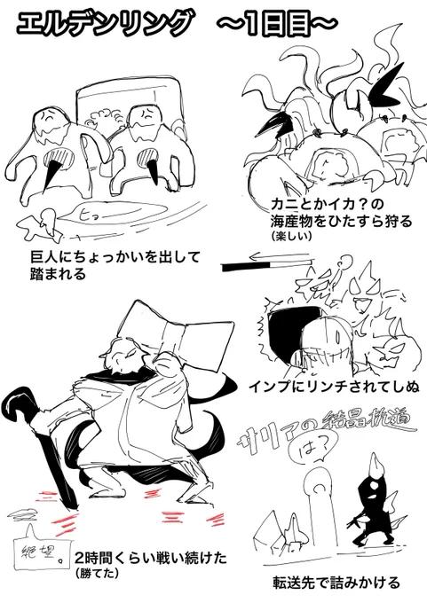 ワイのエルデンリング1日目 