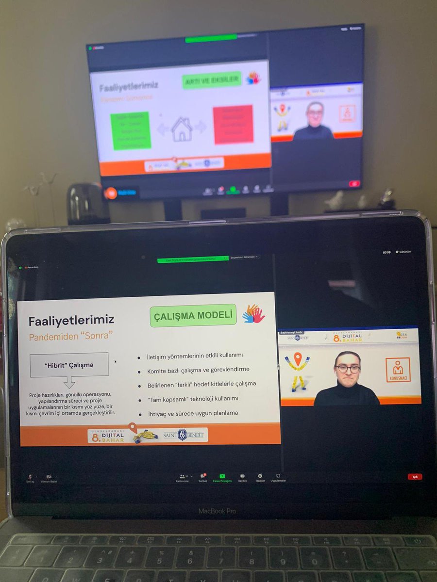 Bugün arkadaşım Elif ile <a href="/LiseSaintBenoit/">Saint Benoît</a> ev sahipliği yaptığı 8. Uluslararası Dijital Bahar’da Gönüllülük ve Eğitim temalı sunumumuzu gerçekleştirdik ve çok keyifli paylaşımlar yaptık 🙏 <a href="/sbcdrn/">SB Fransız lisesi CDRN-DAGK</a> “Gönüllüyüz, birlikte güçlüyüz!”