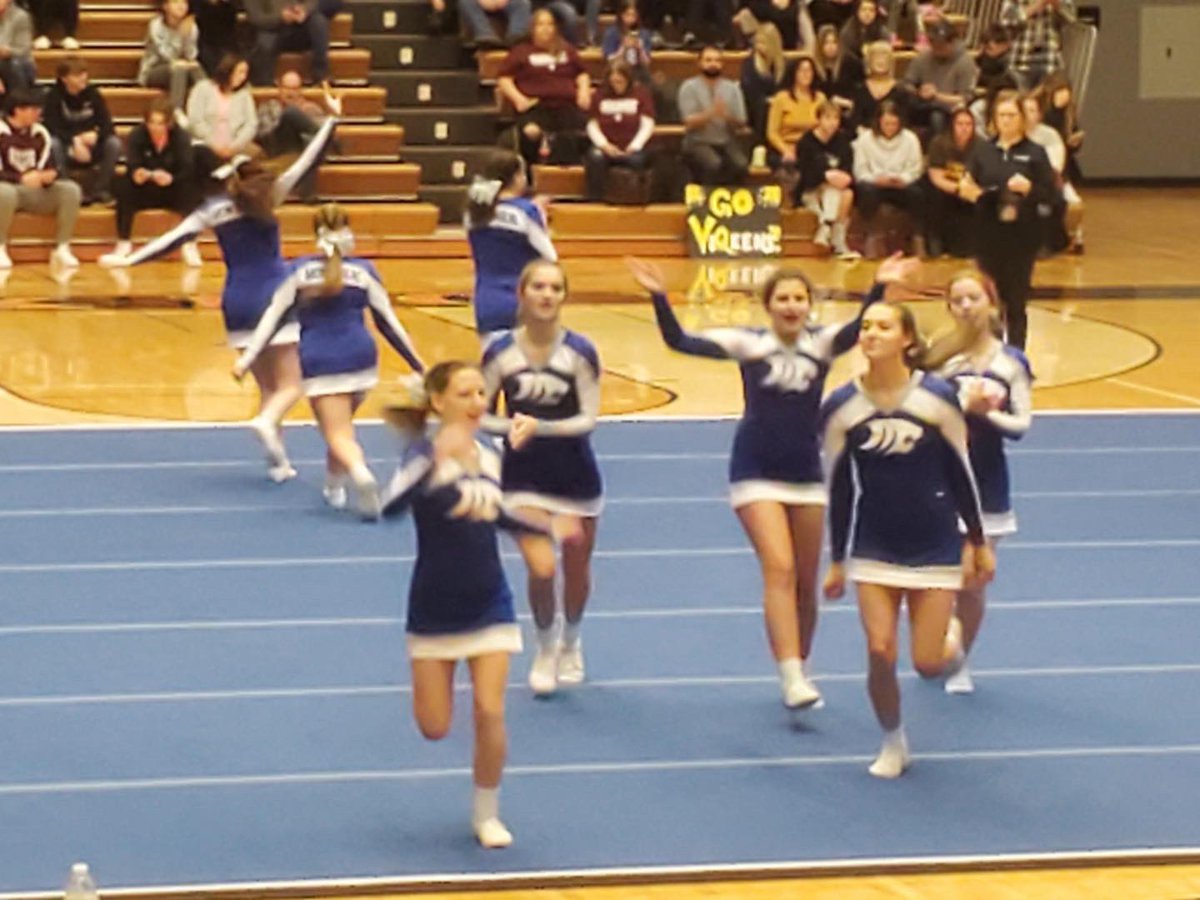 montwildcats's tweet photo. Our competitive cheer team finished 12th at regionals tonight! It’s been a few years since the team has made it this far so this is a huge accomplishment for the team! #betrueblue #letsgocats🐾💙 #wildcatpride #cheercats https://t.co/3no4OLy3C6
