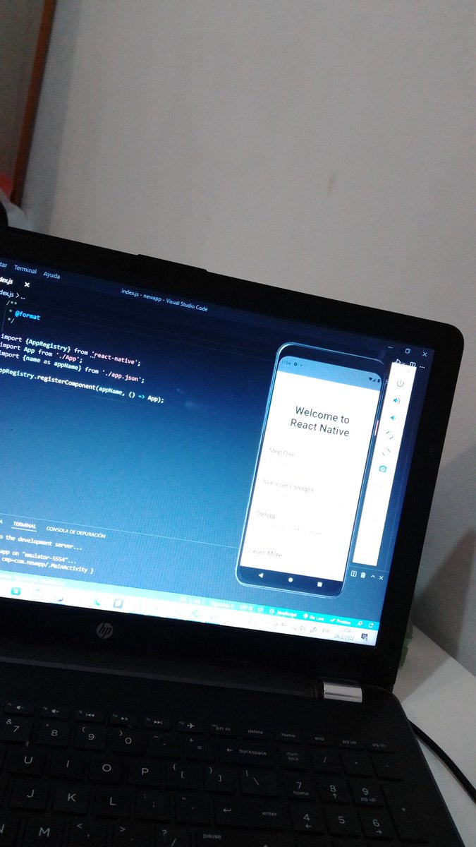 Ya hice el curso de desarrollo web, el de Javascript, el de React Ja y ahora vamos por el de React Native.