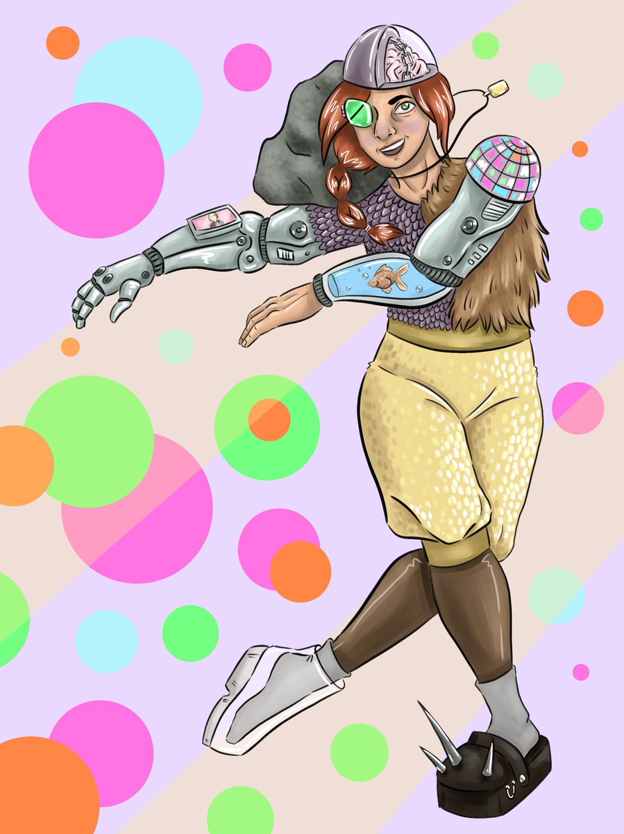 drawfeefan101's tweet photo. She’s dancing~ Bella La Ball, everyone (I do not know how to spell it). You know, I’m not sure Julia ever really took her revenge for this coloring torture. Also, I have no idea where any of the light sources are!! @DrawfeeShow @FLoaBComic @JuliaLepetit @dilfosaur https://t.co/7z1Q5BLFX3