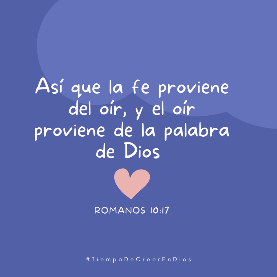 DiosTeDicee's tweet photo. "Así que la fe proviene del oír, y el oír proviene de la palabra de Dios". 

Romanos 10:17 

#Fe
#ElPoderDeDios
#DiosEsAmor
#DiosTeDice 
#TiempoDeCreerEnDios 
#JesúsTeAma https://t.co/Rx6yIbb49p
