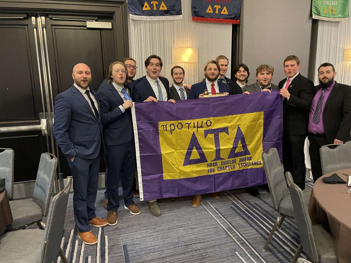 RMU_Delts's tweet image. Just moments ago at the Eastern Division Conference, Zeta Mu was recognized for winning both the Hugh Shields Award and Court of Honor Award. We placed 3rd out of around 130 chapters!!! This is an amazing honor for our chapter! RAH DELT!!!