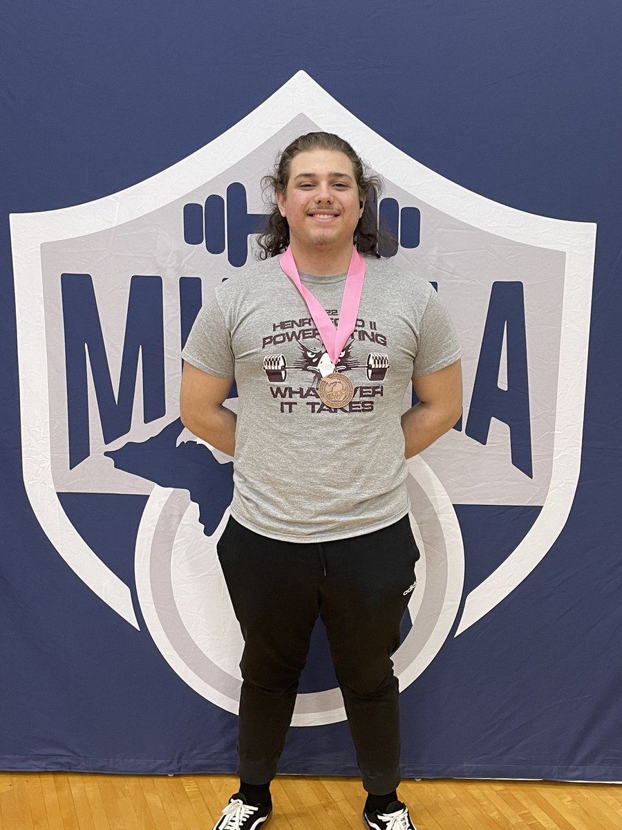 Ford_Football's tweet photo. Congratulations to Conner Dye on achieving ALL STATE Honors as a Henry Ford II Falcon Powerlifter!! 💪💍#GPA #TheDeuce #EveryRep https://t.co/fybbxLruo8