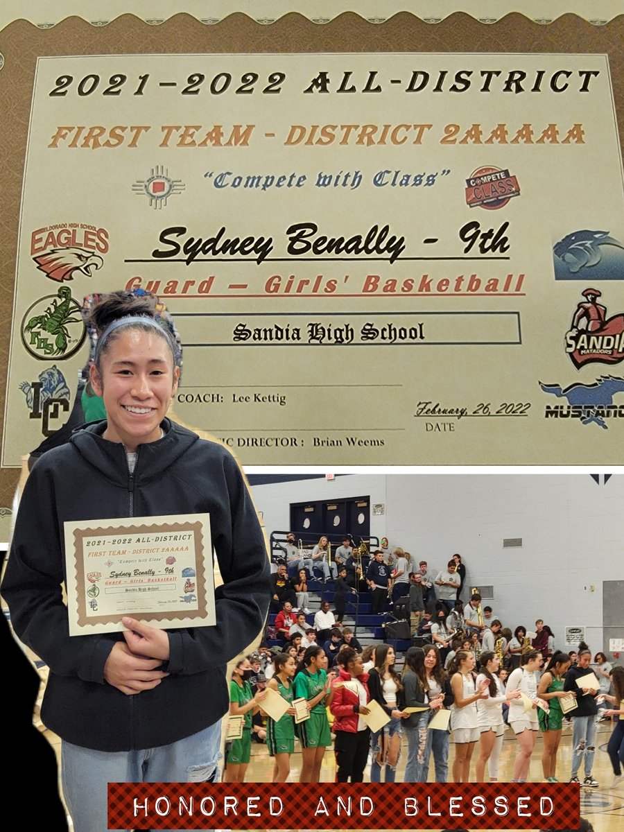 Sydney Benally (@sydneyb35542895) on Twitter photo Honored and blessed to recieve this award. Thank you to all for the support and encouragement. God bless. <a href="/BlueStar30s/">BlueStar30</a> @NMSelect_Bball <a href="/SHSGirlsBasket3/">SHS Girls Basketball</a> <a href="/AD_Weems/">Brian Weems</a> Honored and blessed to recieve this award. Thank you to all for the support and encouragement. God bless. <a href="/BlueStar30s/">BlueStar30</a> @NMSelect_Bball <a href="/SHSGirlsBasket3/">SHS Girls Basketball</a> <a href="/AD_Weems/">Brian Weems</a>