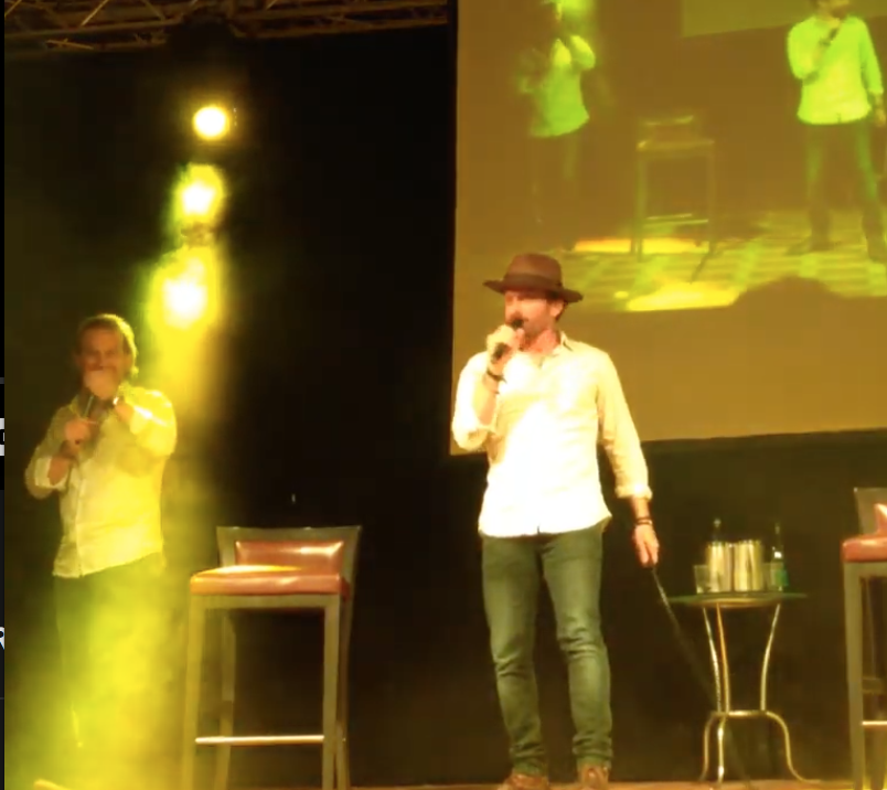 spndeangirl's tweet photo. Rob as Indiana Jones.
#SPNConPanelSaturday #SPNFamily #JibCon2016 https://t.co/FqEsK3YEhn