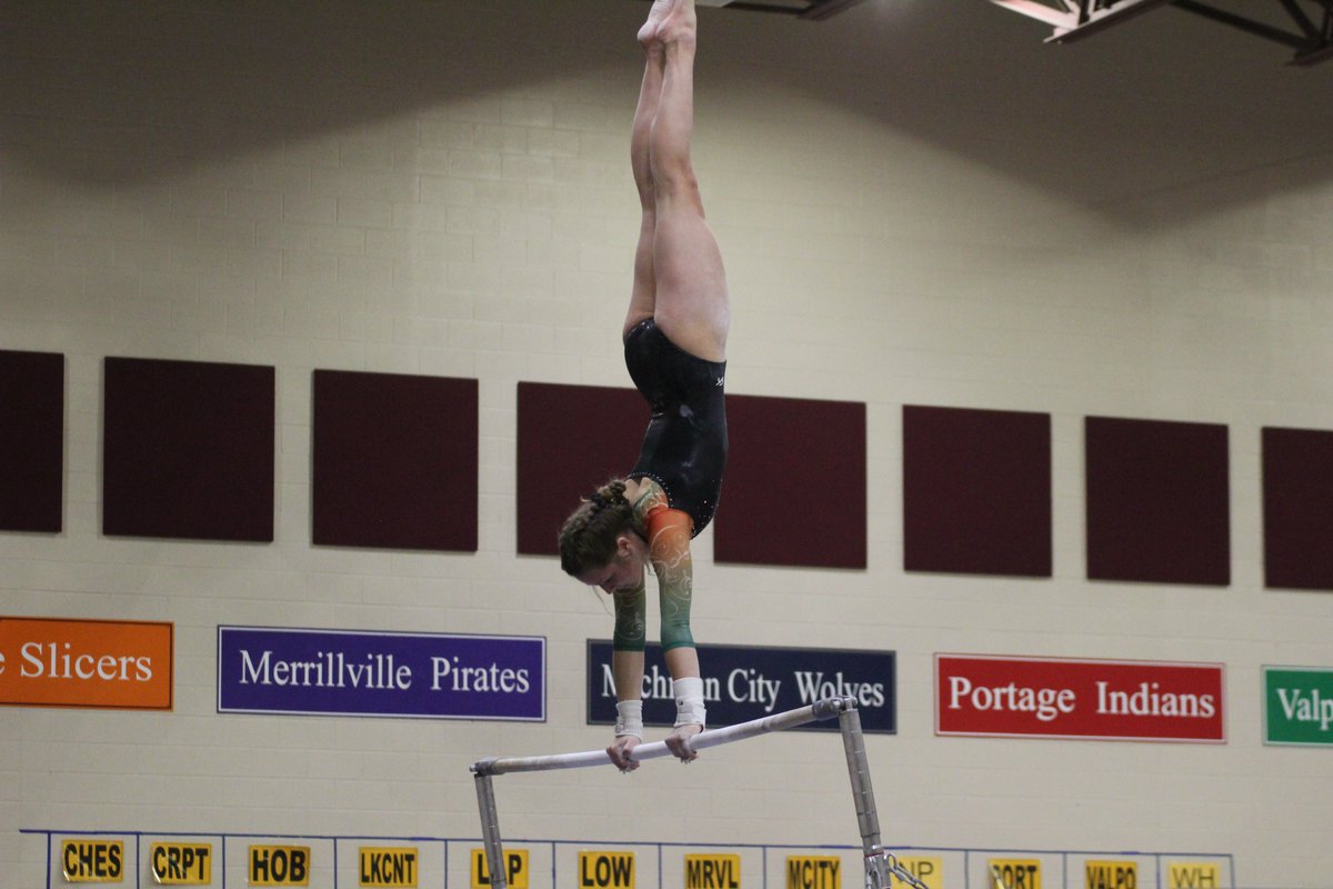 WheelerHighOff's tweet photo. The Wheeler Gymnastics Team placed 6th at the Chesterton Sectional this afternoon. Great job by Sarah Mella, Alex Schafer, Avionah Widner, and Jamilah Roseborough. 

Sarah Mella will advance to next week's Regional Competition. https://t.co/jGtmsTPIVg
