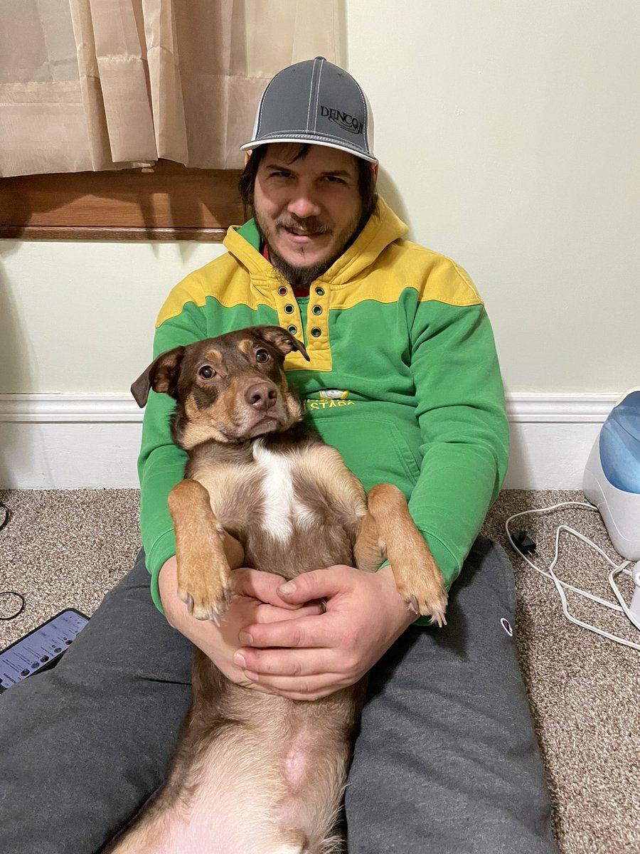 Stylez16161's tweet photo. My buddy. He legit lays like this all the time! #dogs #mansbestfriend #adoptadog #humanesociety #BestFriend https://t.co/hOBLcjG5Qd
