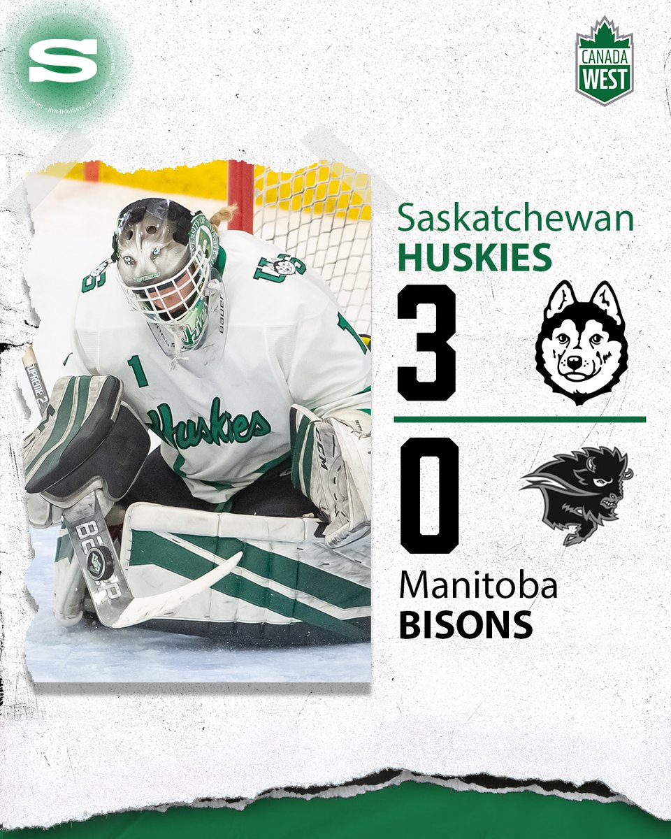 Coming home from Manitoba a night early... BECAUSE THE HUSKIES SWEPT THE BISONS 🧹🧹 

Sophie Lalor, Brooklyn Stevely, and Kennedy Brown each scored while Camryn Drever held it down in net with a SHUTOUT!

#HuskiePride #PowerOfThePack